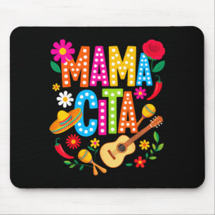 Tapis De Souris Cinco De Mayo Mamacita Mexicaine Maman Cita Fêtes