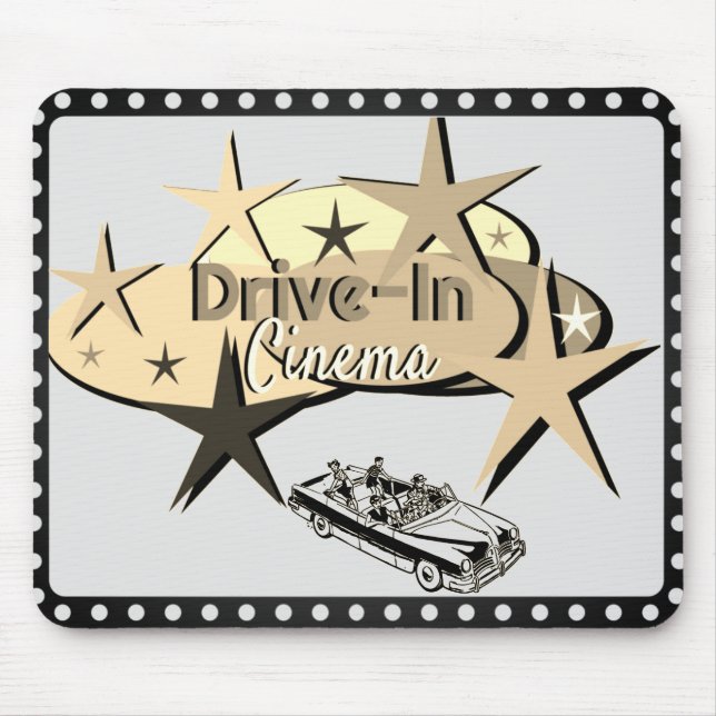 Tapis De Souris *Cinéma Drive-In* Logo Mousepad (Devant)