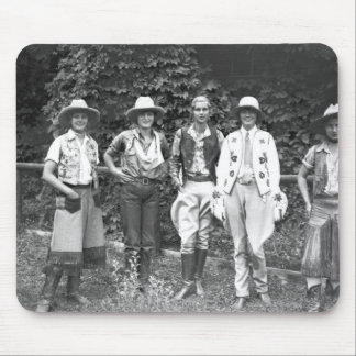Tapis De Souris Cinq femmes au ranch de type
