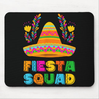 Tapis De Souris Cinq mai fiesta squad famille appariée groupe