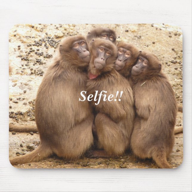 Tapis De Souris Cinq petits singes Mousepad (Devant)