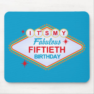 Tapis De Souris Cinquantième anniversaire de Las Vegas