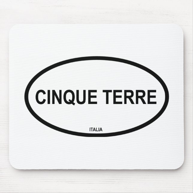 Tapis De Souris Cinque Terre (Devant)