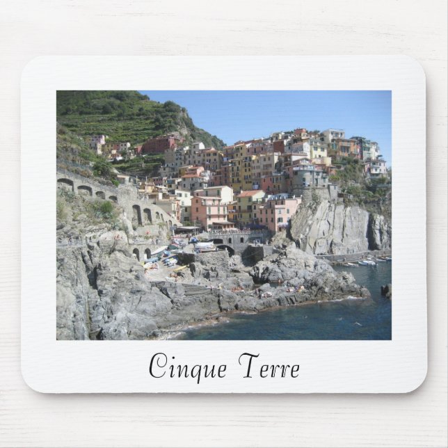 Tapis De Souris Cinque Terre, Italie Mousepad (Devant)