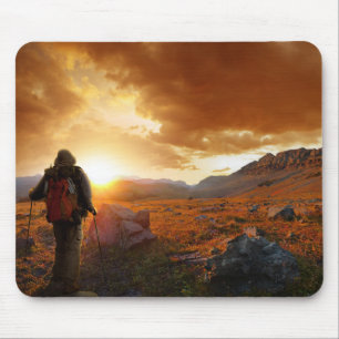 Tapis De Souris Cinty Mountain Sunset - Parc national des Glaciers