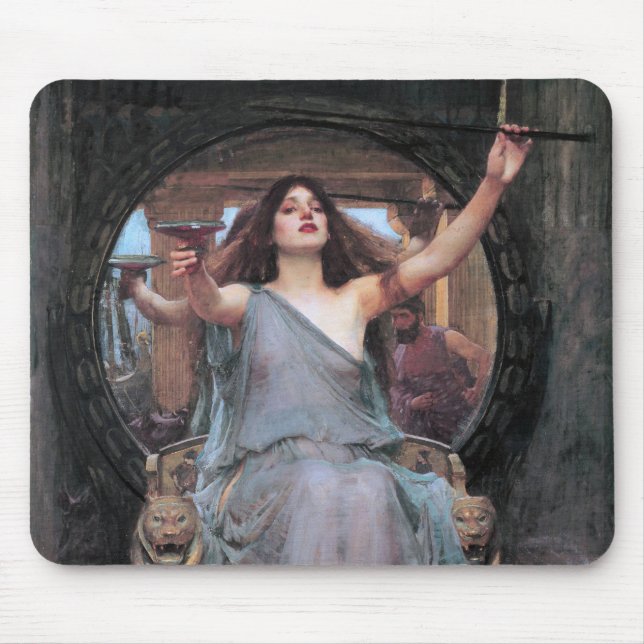 Tapis De Souris Circe Offering the Cup to Odysseus, Waterhouse (Devant)