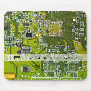 Tapis De Souris Circuit imprimé circuit imprimé circuit vert circu