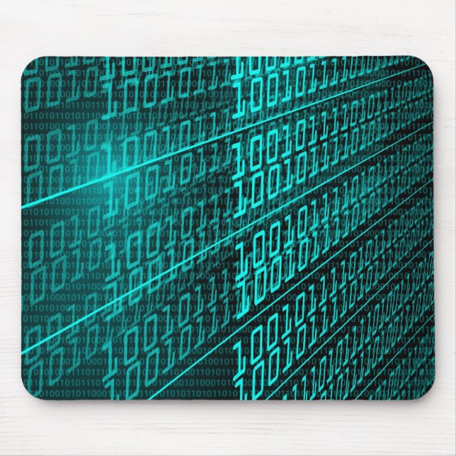 Tapis De Souris Circuit informatique futuriste Cyberpunk (Devant)