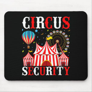 Tapis De Souris Circus Party Tee Cirque Costume de sécurité pour h