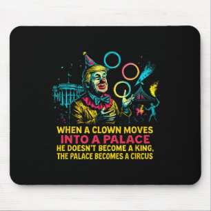Tapis De Souris Cirque clown présidentiel satire politique gouvern