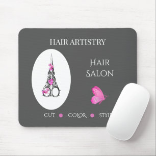Tapis De Souris Ciseaux de la marque de salon de coiffure de luxe