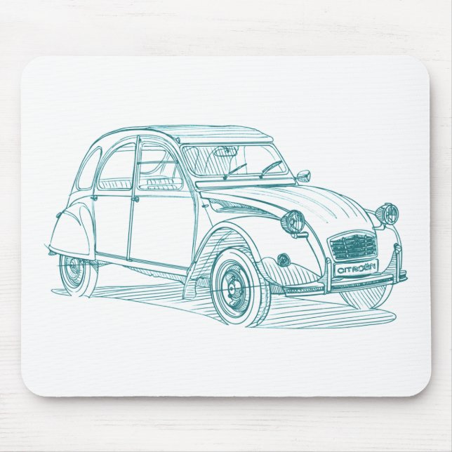 TAPIS DE SOURIS CIT 2CV (Devant)