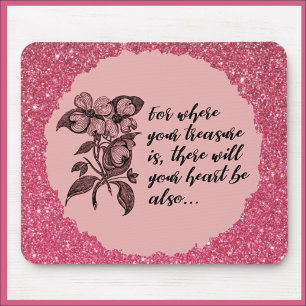 Tapis De Souris Citation au trésor inspirationnel de Mousepad