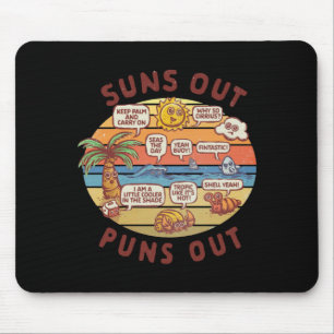 Tapis De Souris Citation d'amant d'été vintage pour hommes Suns Ou