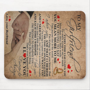 Tapis De Souris Citation d'amour pour amie   Cadeau Décor