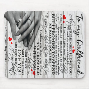 Tapis De Souris Citation d'amour pour amie   Jeu de couple corresp
