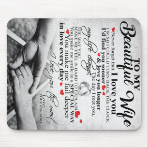 Tapis De Souris Citation D'Amour Pour La Femme Cadeau Couples co