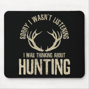 Tapis De Souris Citation De Chasse Amusante Dit Deer Venison Elk H