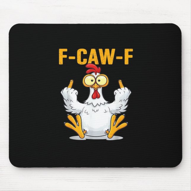 Tapis De Souris Citation de Cocorico Mème Classique (Devant)