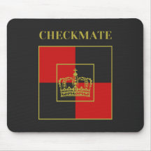 citation de contrôle couronne d'échecs rouge or no