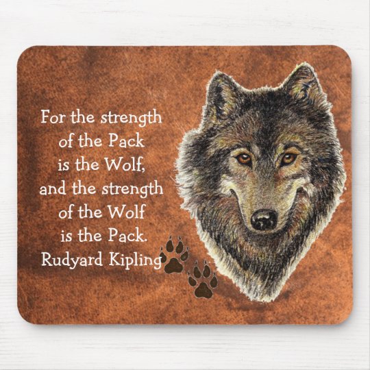 Tapis De Souris Citation De Famille De Voie De Loup D Aquarelle Zazzle Fr