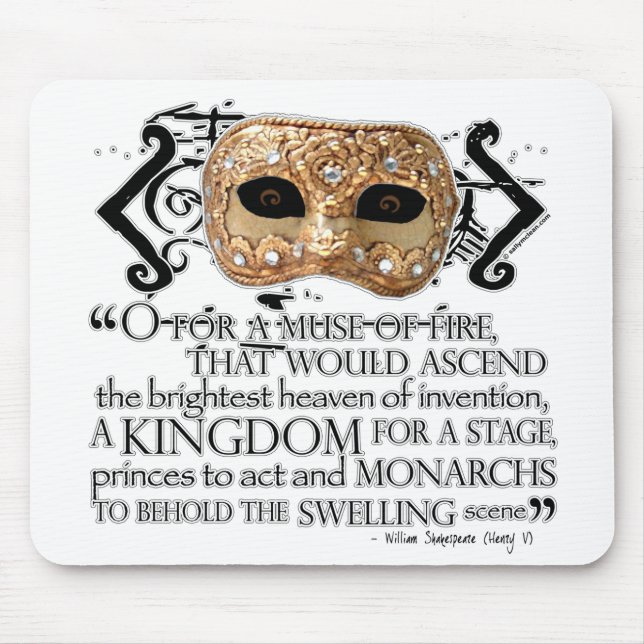 Tapis De Souris Citation de Henry V (Devant)