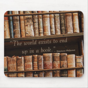 Tapis De Souris Citation de inspiration de vieux livre