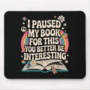 Tapis De Souris Citation de lecture amusante pour bibliophile et b