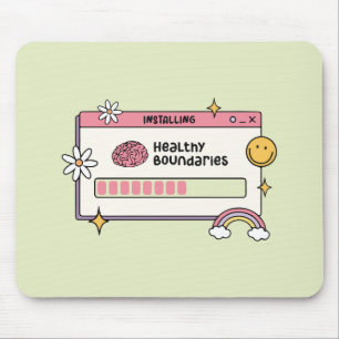 Tapis De Souris Citation de l'installation de limites saines pour