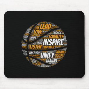 Tapis De Souris Citation de motivation Basketball mots inspirants