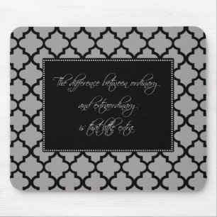Tapis De Souris Citation de motivation moderne Mousepad