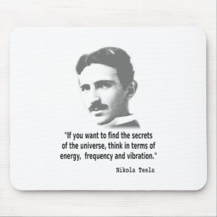 Tapis De Souris Citation De Nikola Tesla