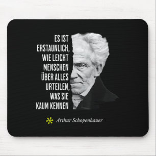 Tapis De Souris Citation de philosophie d'anniversaire d'Arthur Sc