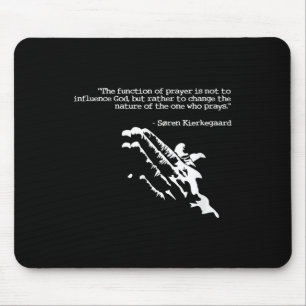 Tapis De Souris Citation De Prière Et De Foi Kierkegaard Prière Ca