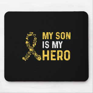 Tapis De Souris Citation de sensibilisation au cancer chez l'enfan