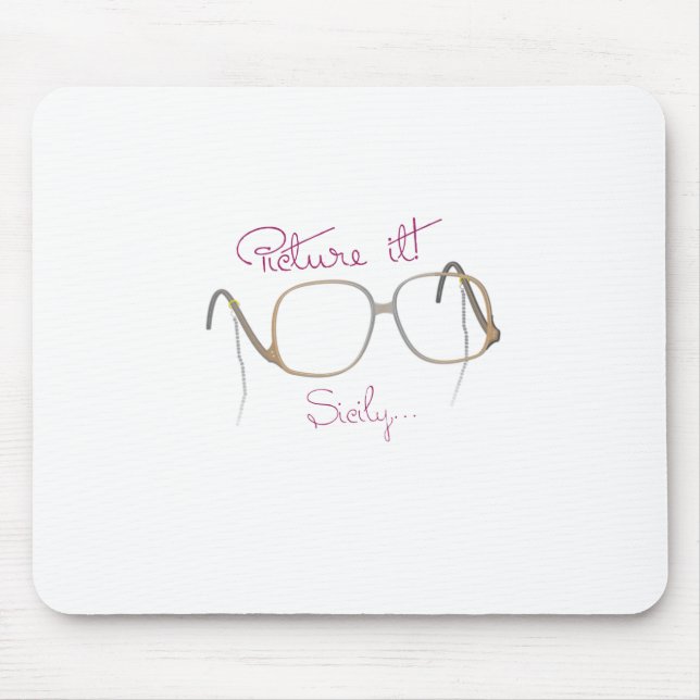 Tapis De Souris Citation de Sofia - les filles d'or - B (Devant)