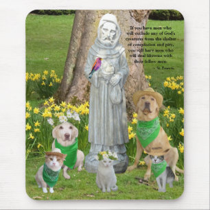 Tapis De Souris Citation de St Francis