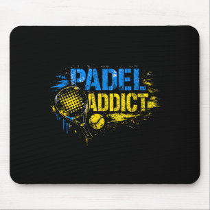 Tapis De Souris Citation drôle de dépendant de padel 