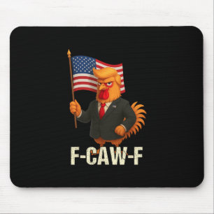 Tapis De Souris Citation drôle d'humour de poulet Coq Meme Anti-tr