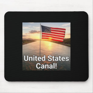 Tapis De Souris Citation du canal des États-Unis Trump, drapeau am