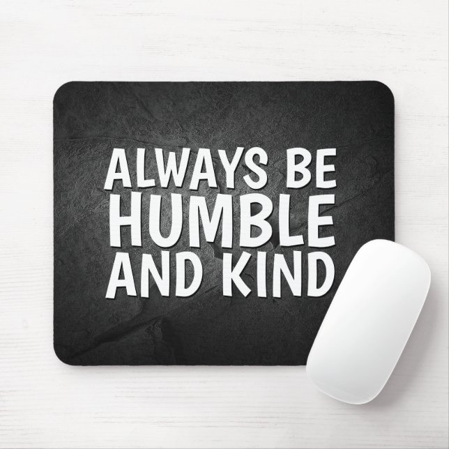 Tapis De Souris Citation Inspiration Sur Pierre Noire (Avec souris)