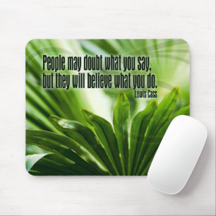 Tapis De Souris Citation Inspirationnelle de Lewis Cass "Doute"