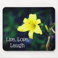 Citation Inspirationnelle Fleur Jaune Élégante