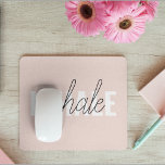 Tapis De Souris Citation moderne Pastel Pink Inhale Exhale<br><div class="desc">Citation moderne Pastel Pink Inhale Exhale</div>