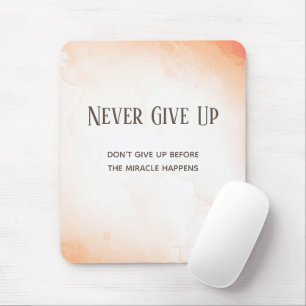 Tapis De Souris Citation Motivation aquarelle