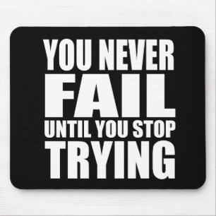 Tapis De Souris Citation motivationnelle réussie