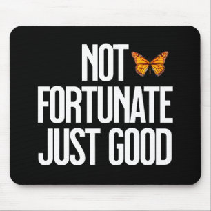 Tapis De Souris Citation Papillon Monarch 'Pas De Chance, Simpleme