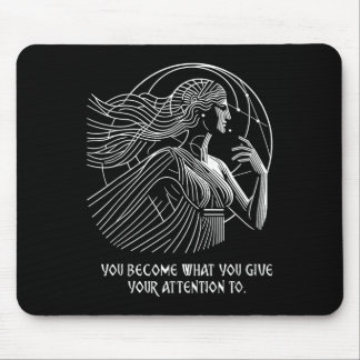 Tapis De Souris Citation Stoic Vous Devenez Ce Que Vous Donnez Vot