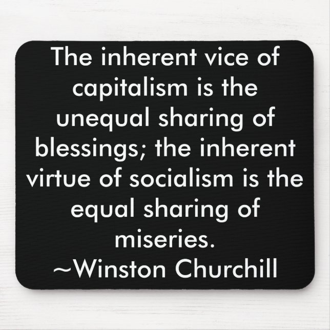 Tapis De Souris Citation Winston Churchill de (Devant)