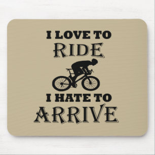 Tapis De Souris citations amusantes inspirantes cyclistes